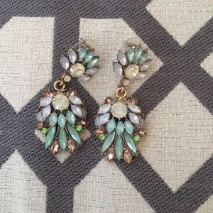 Mint drop earrings